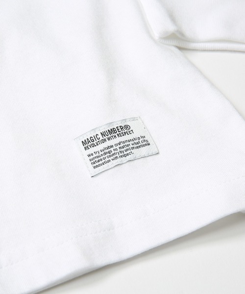 MAGIC NUMBER（マジック ナンバー）の「【MAGIC NUMBER】NEW SURFNERD L/S TEE（Tシャツ/カットソー・メンズ・ホワイト×ブラック/ブラック×ホワイト・LARGE/MEDIUM）」の10枚目の写真