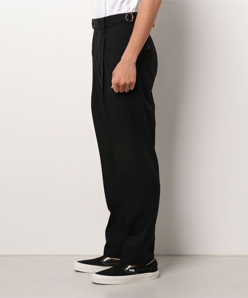 TAUPE(トープ)の「【TAUPE/トープ】 60's テーパードフィットCOREスラックス(スラックス・メンズ・ブラック/ライトベージュ・1/2)」の3枚目の写真