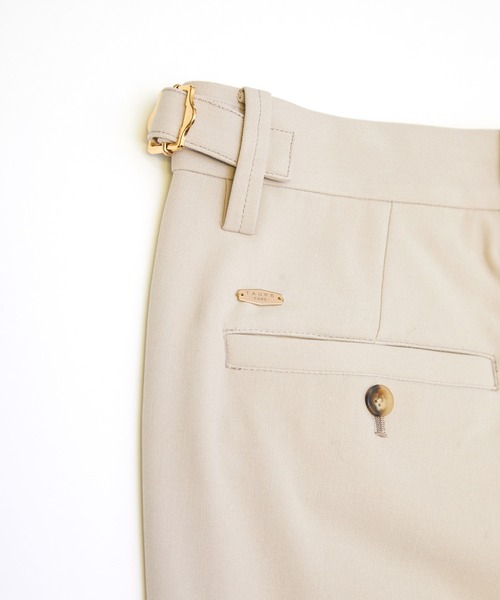 TAUPE(トープ)の「【TAUPE/トープ】 60's テーパードフィットCOREスラックス(スラックス・メンズ・ブラック/ライトベージュ・1/2)」の8枚目の写真
