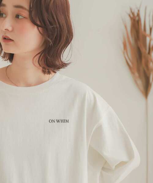 SENSE OF PLACE by URBAN RESEARCH(センスオブプレイスバイアーバンリサーチ)の「バックロゴTシャツワンピース(ワンピース・レディース・ライトベージュ/オフホワイト・ONE)」の3枚目の写真