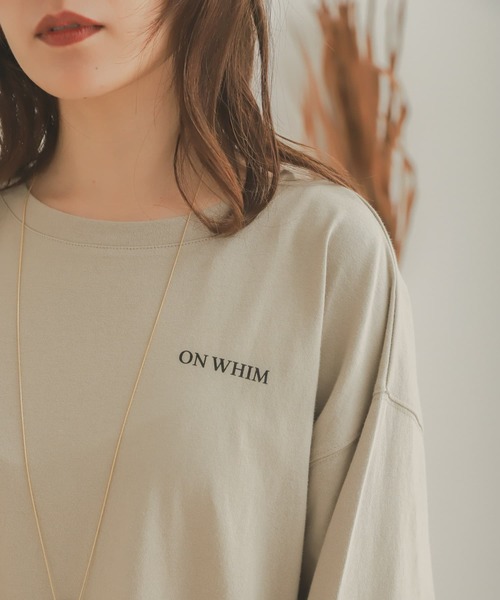 SENSE OF PLACE by URBAN RESEARCH(センスオブプレイスバイアーバンリサーチ)の「バックロゴTシャツワンピース(ワンピース・レディース・ライトベージュ/オフホワイト・ONE)」の8枚目の写真