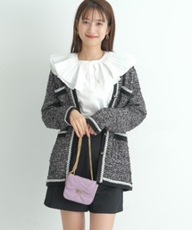 Rirandture | ミックスツィード配色ジャケット(その他アウター)