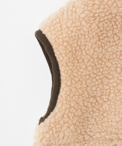 CIAOPANIC TYPY（チャオパニックティピー）の「【KIDS】ミリタリーパイピングボアベスト（ベスト・キッズ・ブラウン/ベージュ・SMALL/MEDIUM/LARGE/X-LARGE/XX-LARGE）」の8枚目の写真