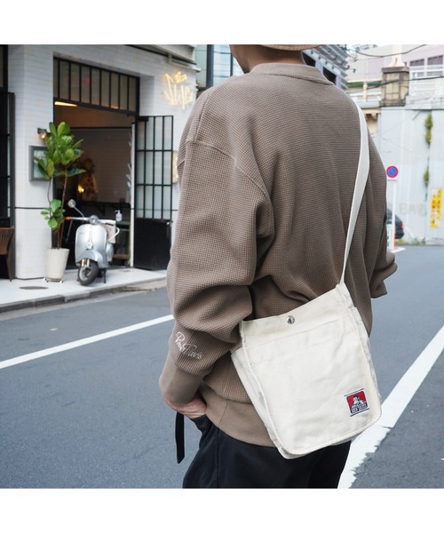 BEN DAVIS（ベンデイビス）の「《BEN DAVIS》ショルダー バッグ（ショルダーバッグ・メンズ・カーキ/キャメル/ナチュラル/ブラック・FREE）」の12枚目の写真