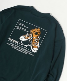 CONVERSE/コンバース シューズバックプリント BIGスエットトレーナー