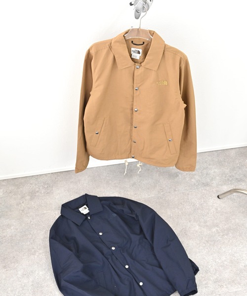 THE NORTH FACE（ザノースフェイス）の「THE NORTH FACE(ザ・ノース・フェイス) SANSOME コーチジャケット（ブルゾン・レディース・ネイビー/ブラウン・S/M/L/XL）」の3枚目の写真