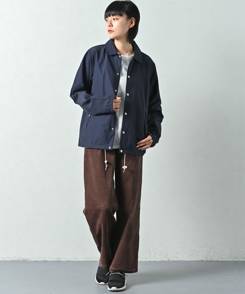 THE NORTH FACE（ザノースフェイス）の「THE NORTH FACE(ザ・ノース・フェイス) SANSOME コーチジャケット（ブルゾン・レディース・ネイビー/ブラウン・S/M/L/XL）」の21枚目の写真