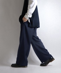 Confirm（コンファーム）の「センタープレス タックワイドストレートパンツ【Confirm】（スラックス）」