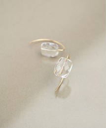 anq. by nana | K10・クォーツ フックピアス【anq. by nana】(ピアス（両耳用）)