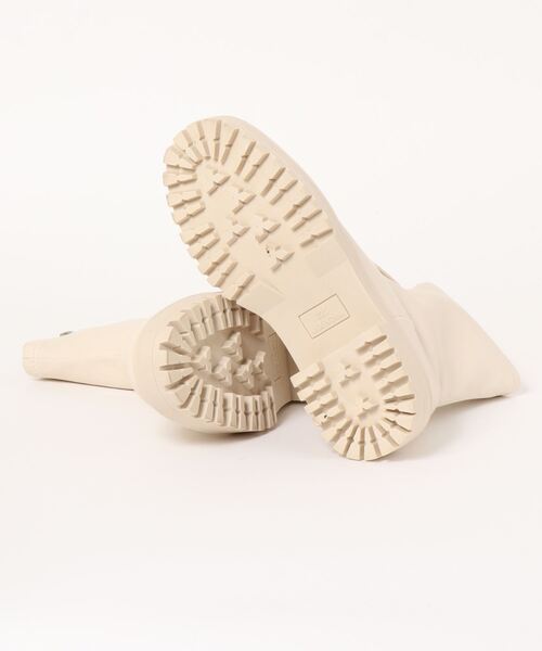 HEAL ME(ヒールミー)の「heal me ヒールミー レディース ストレッチビガーブーツ 221301(ブーツ・レディース・ブラック/アイボリー・22.5cm/24.5cm/25.5cm/23.0cm/23.5cm/25.0cm/24.0cm)」の4枚目の写真