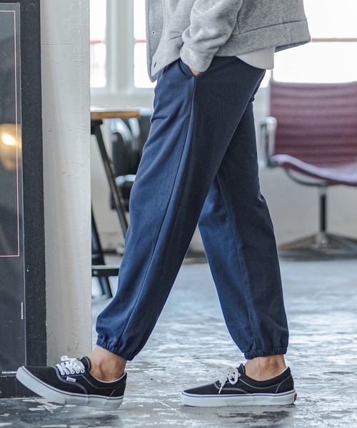 CAMBIO(カンビオ)の「mp9411-Over Size Silhouette Sweat Pants スウェットパンツ(スウェットパンツ・メンズ・アッシュ/ヘザーグレー/ブラック/ネイビー・L/M)」の4枚目の写真