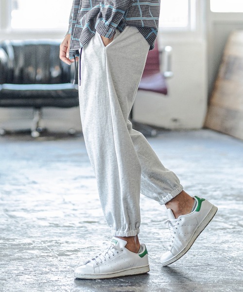 CAMBIO(カンビオ)の「mp9411-Over Size Silhouette Sweat Pants スウェットパンツ(スウェットパンツ・メンズ・アッシュ/ヘザーグレー/ブラック/ネイビー・L/M)」の3枚目の写真