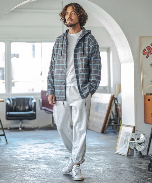 CAMBIO(カンビオ)の「mp9411-Over Size Silhouette Sweat Pants スウェットパンツ(スウェットパンツ・メンズ・アッシュ/ヘザーグレー/ブラック/ネイビー・L/M)」の17枚目の写真