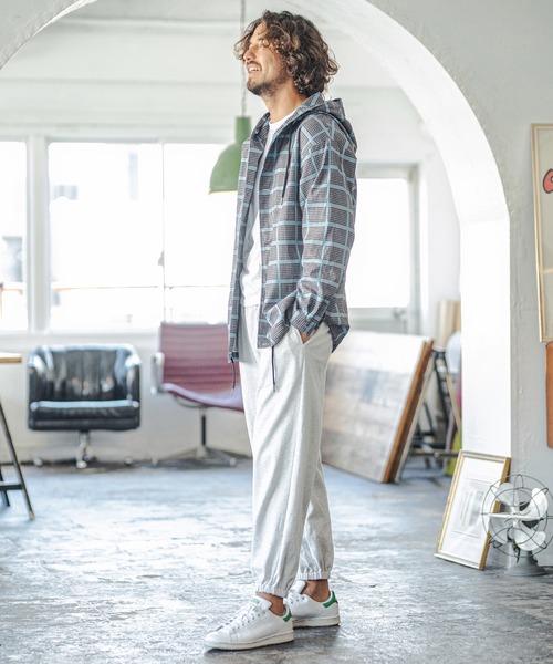 CAMBIO(カンビオ)の「mp9411-Over Size Silhouette Sweat Pants スウェットパンツ(スウェットパンツ・メンズ・アッシュ/ヘザーグレー/ブラック/ネイビー・L/M)」の18枚目の写真