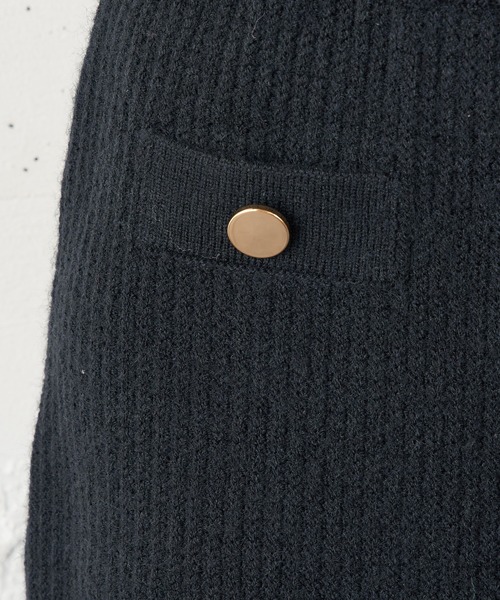 MIIA（ミーア）の「ニットタイトスカート（スカート・レディース・ブラック/ベージュ/レッド・FREE）」の6枚目の写真