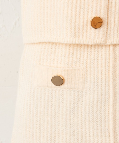 MIIA（ミーア）の「ニットタイトスカート（スカート・レディース・ブラック/ベージュ/レッド・FREE）」の5枚目の写真