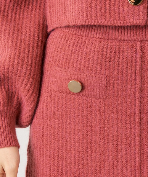 MIIA（ミーア）の「ニットタイトスカート（スカート・レディース・ブラック/ベージュ/レッド・FREE）」の10枚目の写真