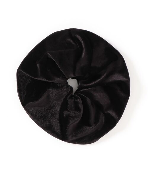 N.（N. Natural Beauty Basic）（エヌエヌナチュラルビューティーベーシック）の「フェイクベロアシュシュ（シュシュ・レディース・ブラック/ベージュ・ﾌﾘ-）」の4枚目の写真