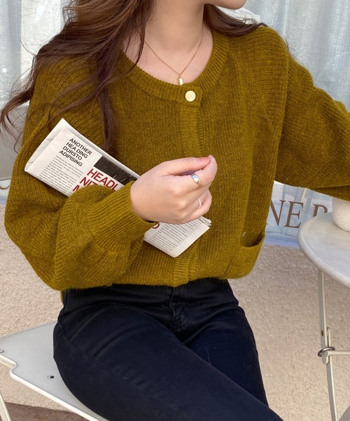 Diosfront（ディオスフロント）の「バルーンスリーブカーディガン（カーディガン/ボレロ・レディース・モカ/ベージュ/カーキ・FREE）」の22枚目の写真