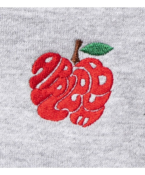 APPLEBUM（アップルバム）の「"Apple Logo" Sweat Parka（パーカー・メンズ・ヘザーグレー/サンドベージュ/ホワイト・XX-LARGE/X-LARGE/MEDIUM/LARGE）」の12枚目の写真