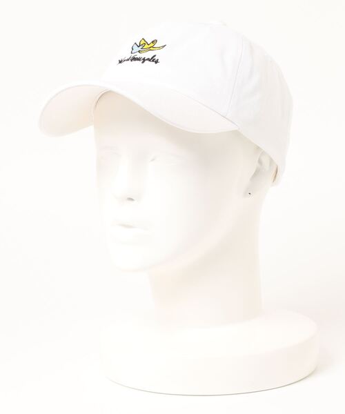 Mark Gonzales(マーク・ゴンザレス)の「【Mark Gonzales】刺繍 ロゴ ローキャップ / LOW CAP(キャップ・メンズ・ブラック系その他/ベージュ系その他/ホワイト・FREE)」の5枚目の写真