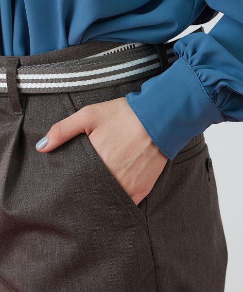 FRAPBOIS（フラボア）の「Ｔ/Ｃチノ パンツ（その他パンツ・レディース・ベージュ/ブラウン・1/2/3）」の3枚目の写真