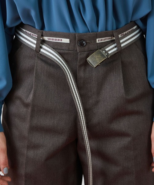 FRAPBOIS（フラボア）の「Ｔ/Ｃチノ パンツ（その他パンツ・レディース・ベージュ/ブラウン・1/2/3）」の11枚目の写真