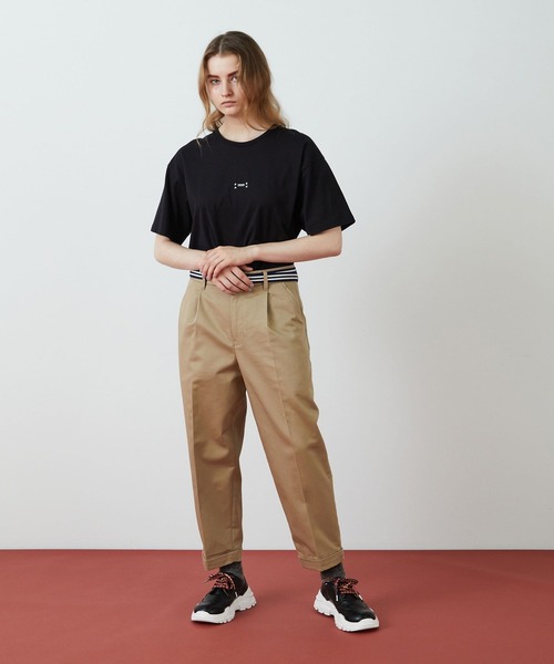 FRAPBOIS（フラボア）の「Ｔ/Ｃチノ パンツ（その他パンツ・レディース・ベージュ/ブラウン・1/2/3）」の12枚目の写真