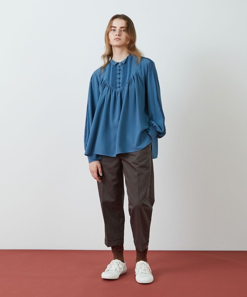 FRAPBOIS（フラボア）の「Ｔ/Ｃチノ パンツ（その他パンツ・レディース・ベージュ/ブラウン・1/2/3）」の22枚目の写真