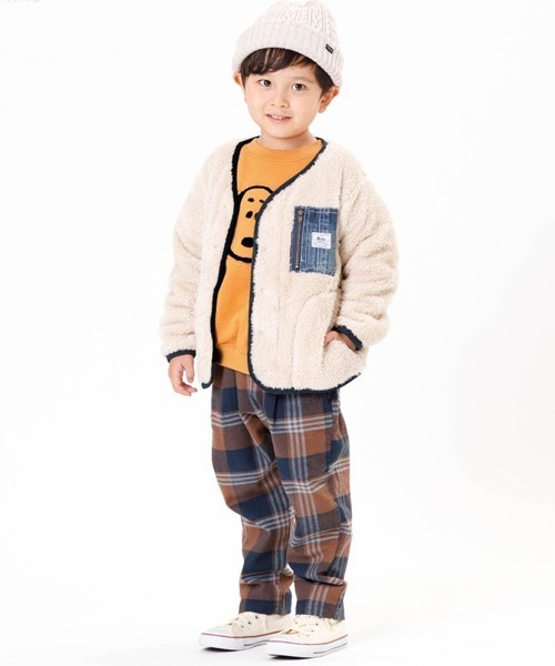 F.O.KIDS(エフオーキッズ)の「F.O.KIDS/エフオーキッズ シェフパンツ チェック 無地(チノパンツ・キッズ・インディゴブルー/モカ/ブラウン/ベージュ・130/140)」の15枚目の写真