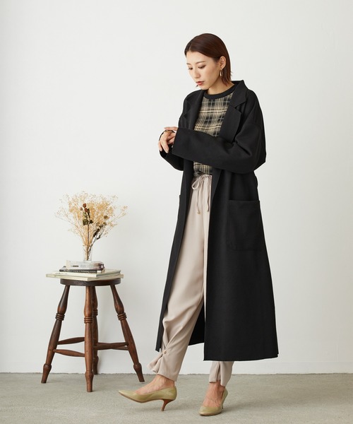 NICOLE white(ニコルホワイト)の「エステルツイル2WAYパンツ(その他パンツ・レディース・ベージュ/ブラック・FREE)」の21枚目の写真