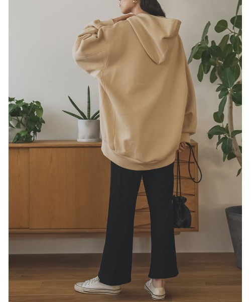 Re:EDIT(リエディ)の「キックフレアリブニットリラックスパンツ(その他パンツ・レディース・ブラウン/ブラック/グリーン・LARGE/SHORT/MEDIUM/TALL)」の21枚目の写真