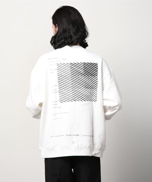 A4A（エーフォーエー）の「A4A (エーフォーエー)BLOCK CHECK クルーネックスウェット（スウェット・メンズ・ホワイト/ブラック・FREE）」の4枚目の写真