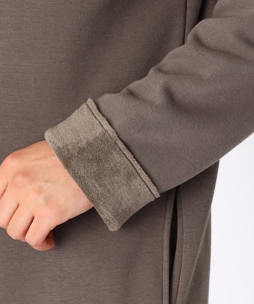 COMME CA ISM（コムサイズム）の「裏シャギー　フード付きカーディガン（カーディガン/ボレロ・メンズ・ブラック/ベージュ/カーキ・MEDIUM/LARGE）」の11枚目の写真