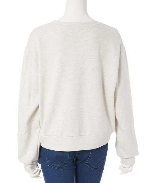 Edit Sheen（エディットシーン）の「シンプルコンパクトスウェット（スウェット・レディース・ブラック/アイボリー・MEDIUM）」の18枚目の写真