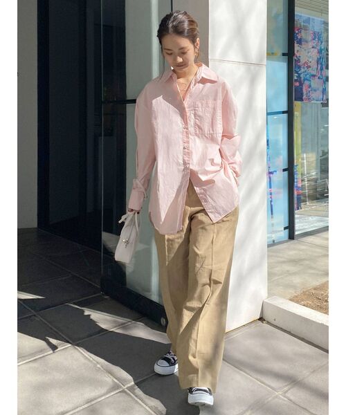 Ungrid（アングリッド）の「ハイウエストルーズタックパンツ（その他パンツ・レディース・アイボリー/ベージュ・SMALL/MEDIUM）」の15枚目の写真