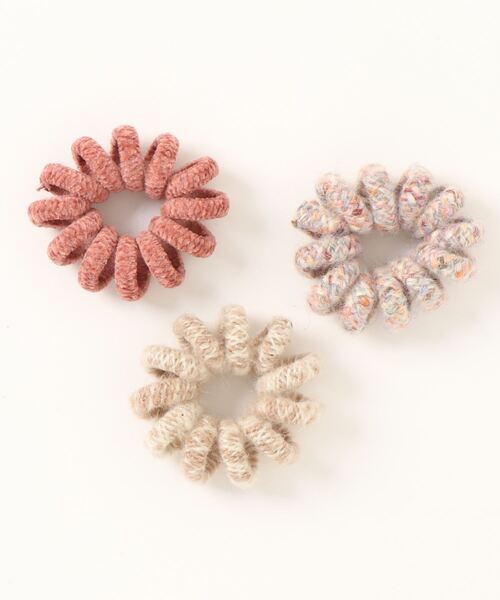 LOWRYS FARM（ローリーズファーム）の「グルグル３ＳＥＴヘアゴム　258115（ヘアゴム・レディース・グリーン/イエロー/ブルー/グリーン系その他/ピンク・FREE）」の5枚目の写真