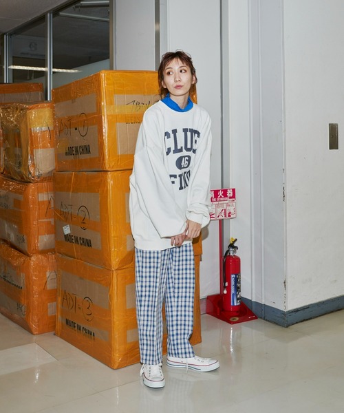 Auntie Rosa Holiday（アンティローザホリデー）の「オーバーサイズロゴスウェット（スウェット・レディース・ネイビー/オフホワイト/グレー・FREE）」の11枚目の写真