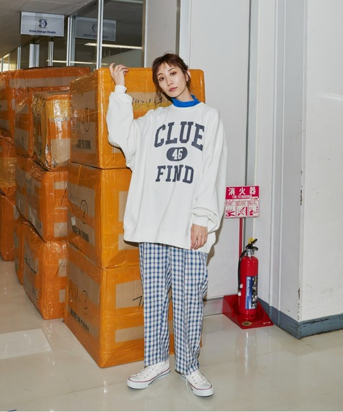 Auntie Rosa Holiday（アンティローザホリデー）の「オーバーサイズロゴスウェット（スウェット・レディース・ネイビー/オフホワイト/グレー・FREE）」の17枚目の写真