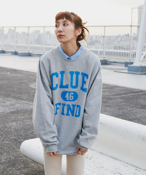 Auntie Rosa Holiday（アンティローザホリデー）の「オーバーサイズロゴスウェット（スウェット・レディース・ネイビー/オフホワイト/グレー・FREE）」の19枚目の写真