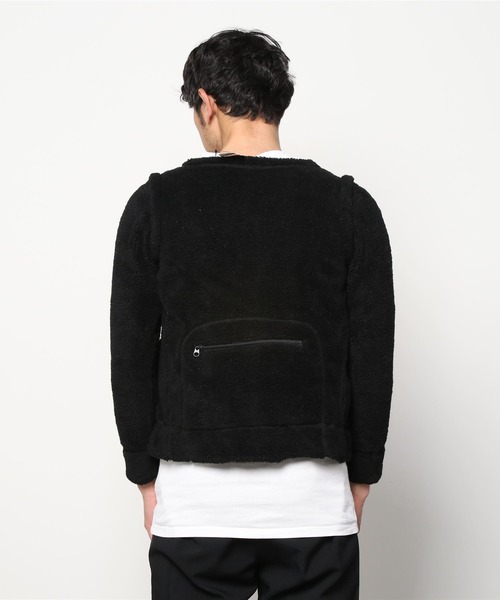 PHATEE(ファッティー)の「▲【PHATEE】ファティー2FACE CARDIGAN(カーディガン/ボレロ・メンズ・ブラック・FREE)」の2枚目の写真