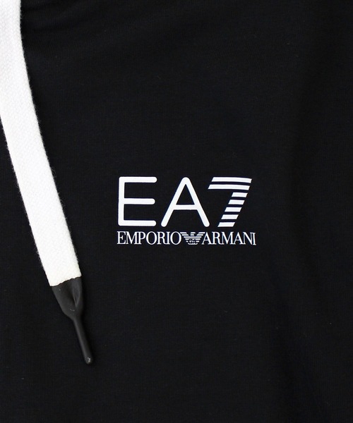 EMPORIO ARMANI（エンポリオアルマーニ）の「EA7 スリーブロゴフルジップスウェットパーカー 6KPM58 PJ9FZ（パーカー・メンズ・レッド/ブラック・L/M）」の10枚目の写真