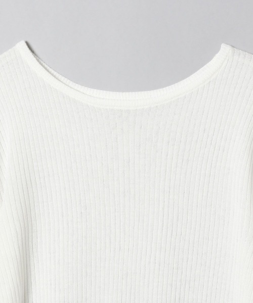 JEANASIS（ジーナシス）の「14GビスコースシアープルオーバーLS/270351（Tシャツ/カットソー・レディース・ホワイト/ネイビー/ブルー系その他/イエロー系その他・FREE）」の11枚目の写真