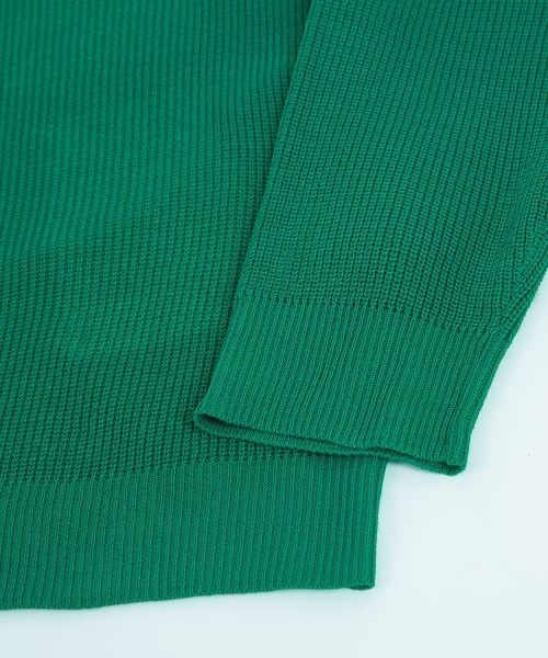 improves(インプローブス)の「12GG あぜ編みニット オーバーサイズ カーディガン(カーディガン/ボレロ・メンズ・ブルー/ブラック/ナチュラル/マスタード/グリーン・MEDIUM/LARGE)」の15枚目の写真