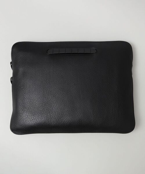 TOMOE（トモエ）の「【SHIPS別注】TOMOE: SLIM EX（クラッチバッグ・メンズ・グレー/ブラック・ONE SIZE）」の2枚目の写真