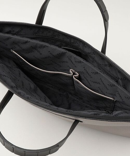 TOMOE（トモエ）の「【SHIPS別注】TOMOE: SLIM EX（クラッチバッグ・メンズ・グレー/ブラック・ONE SIZE）」の11枚目の写真