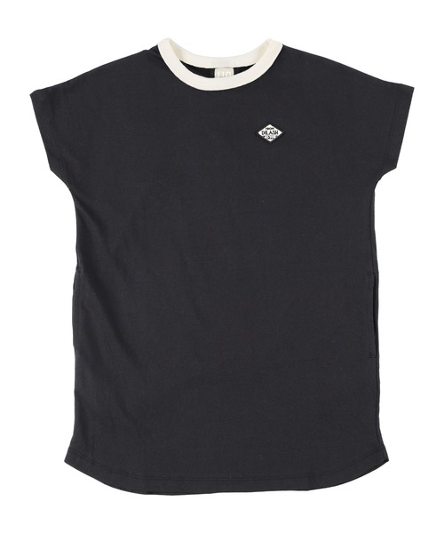 DILASH（ディラッシュ）の「モノトーン天竺Tシャツワンピ（ワンピース・キッズ・ブラック/アイボリー・90/100/110/120/80/130/140）」の7枚目の写真