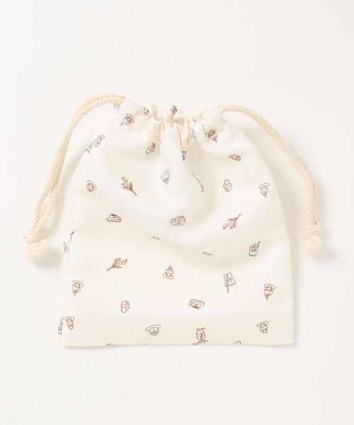 LOVETOXIC（ラブトキシック）の「ソーダネームミニ巾着（ポーチ・キッズ・アイボリー/ピンク/サックスブルー/ベージュ・FREE）」の5枚目の写真