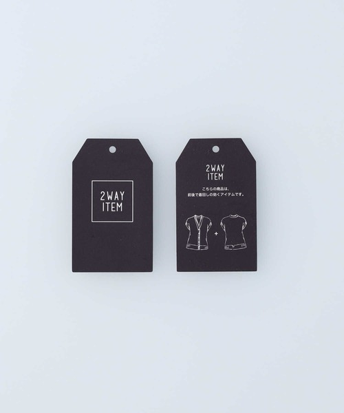 HONEYSUCKLE ROSE（ハニーサックルローズ）の「【HONEYSUCKLE ROSE】柄編みニットベスト（ベスト・レディース・イエロー/ダークグレー・M/L）」の18枚目の写真