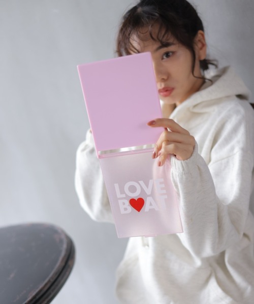 セール】LOVE BOAT フロストスクエアミラー（手鏡/メイクミラー